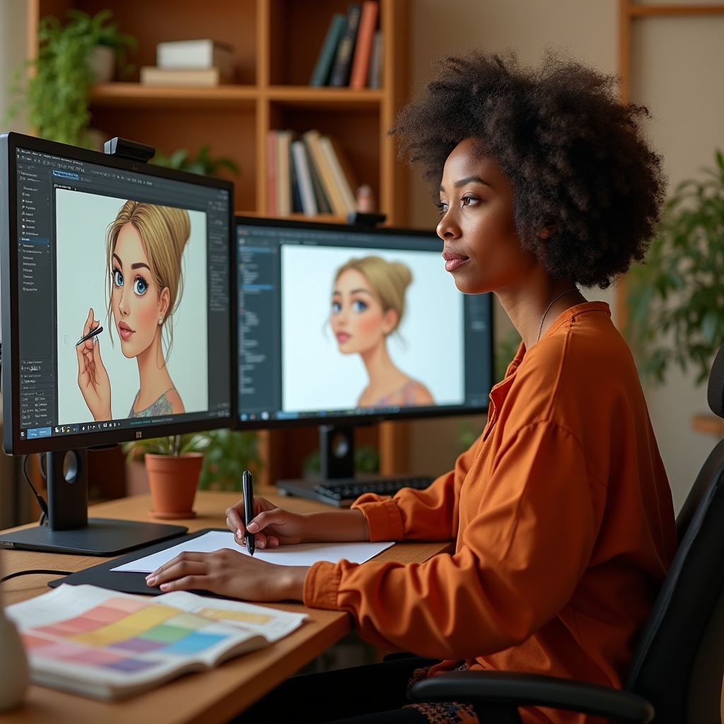 Преподаватель курса цифрового искусства