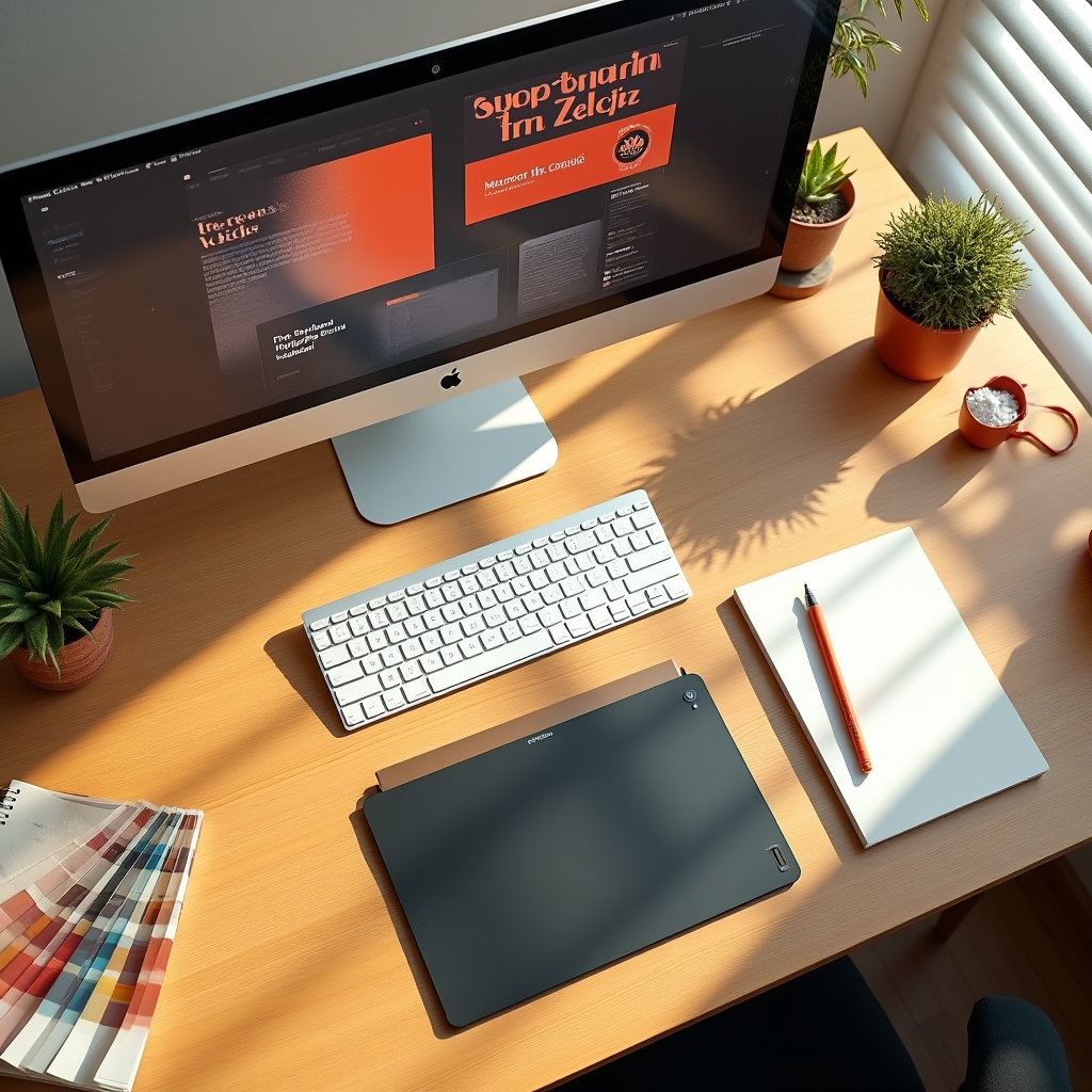 Рабочее место графического дизайнера