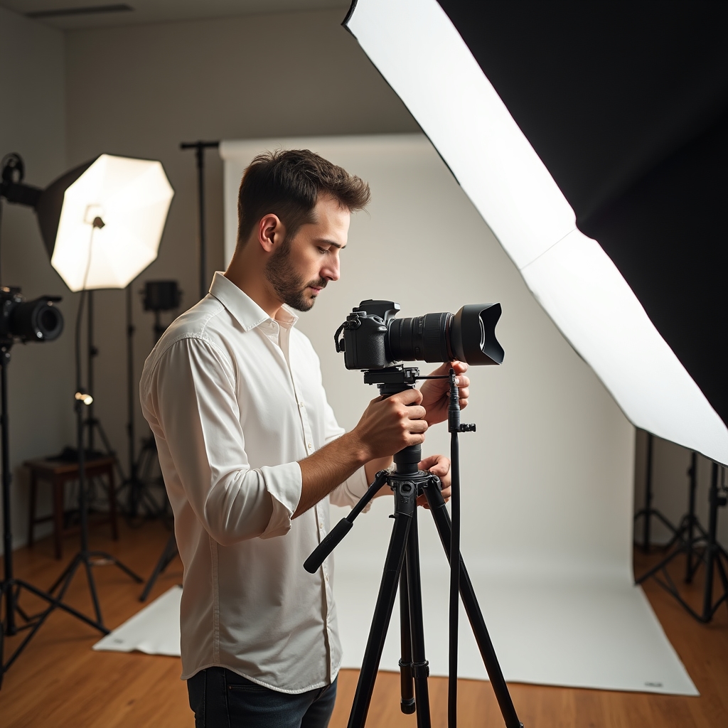 Курс по фотографии - работа в студии